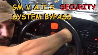 GM VATS Key  Resistor Key Security Bypass [upl. by Rimaj]