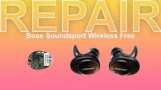 Bose Soundsport Wireless Free Earbuds Replacement Main Board  Repair Tutorial [upl. by Cleti]