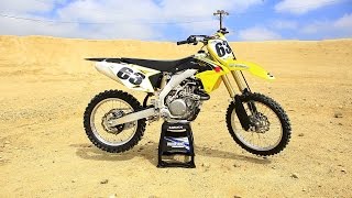 First Ride 2016 Suzuki RMZ 450  Motocross Action Magazine [upl. by Cahilly]