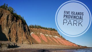 Tidal Bore amp Five Islands Provincial Park Free Camping in Nova Scotia [upl. by Pammy]