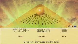 Hymn To The Aten sung in Ancient Egyptian [upl. by Dietz]