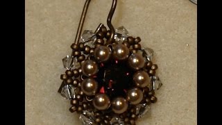 Sidonias handmade jewelry  Vintage Swarovski beaded earrings [upl. by Notsyrb443]