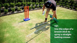 How to make your own Backyard Cricket Pitch [upl. by Kally660]