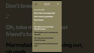 Tongue Tied  GROUPLOVE Lyrics [upl. by Waldon]