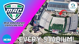 MidAmerican Conference College Football Stadiums [upl. by Oicanata]