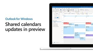 Preview new shared calendars updates in Outlook for Windows [upl. by Leva646]