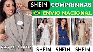 Mais de 10 looks completos da SHEIN VENDEDORES BRASILEIROS conjuntos e vestidos em tecidos premium [upl. by Nichy]