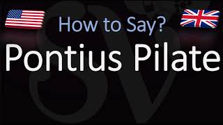 How to pronounce Pontius Pilate CORRECTLY What does Pontius Pilate mean [upl. by Gannon952]