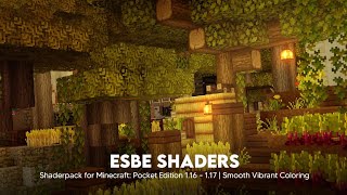 ESBE 3G SHADERS  For Mcpe 116 117 [upl. by Leksehcey]