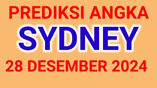 PREDIKSI ANGKA MAIN SYDNEY HARI INI 28 DESEMBER 2024 [upl. by Socin]