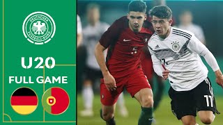 Germany vs Portugal 10  Full Game  U20 Friendly [upl. by Kristian]