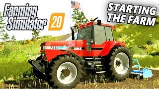 Lets Play Farming Simulator 20  Farming [upl. by Claudian]