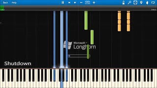 WINDOWS LONGHORN SOUNDS IN SYNTHESIA [upl. by Cyma628]