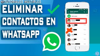 Como Eliminar Un Contacto De Whatsapp [upl. by Lira936]