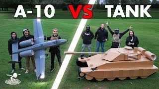 A10 Warthog VS Tank  Epic Airsoft Battle [upl. by Ahsilra]