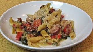 One Pot Penne Pasta  Lynn’s Recipes [upl. by Anauqaj]