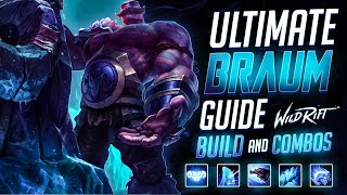 Wild Rift  BRAUM Guide  Build Combos Runes Tips and Tricks [upl. by Lattonia]