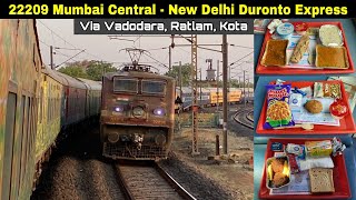 22209 Mumbai Central  New Delhi Duronto Express Full Journey Coverage  Indias Fastest Duronto [upl. by Gertruda458]