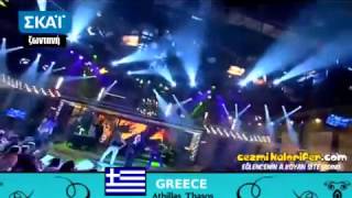 Atillas Thassos  Yam Yam Style  Live Performance Greece  ESC 2013 [upl. by Honebein483]