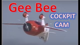 Great cockpit footage of Gee Bee R2 Aerobatic Demo [upl. by Ena637]