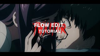 How to twixtor for FLOW EDIT in AE  AMV Tutorial [upl. by Sorazal902]