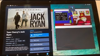 How to use Split Screen on Amazon Fire HD 10 tablet 2021 11th gen [upl. by Alyse]