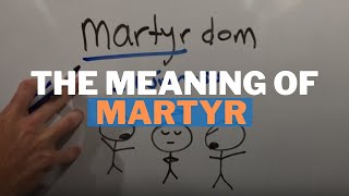 The Meaning of Martyr in Christianity [upl. by Emyam]