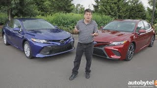 AllNew 2018 Toyota Camry Test Drive Video Review [upl. by Cirnek]