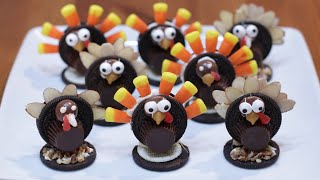 How to Make Oreo Turkeys  Easy Oreo Turkey Treats [upl. by Dibru641]