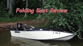 Folding Boat amp Suzuki 6 HP Outboard Review [upl. by Nahttam]