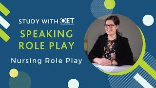 OET Speaking Role Play  Nursing FULL SUBTEST [upl. by Airaet542]