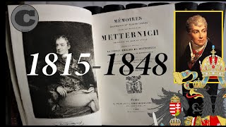 Lère Metternich Empire dAutriche  3 minutes de culture 12 [upl. by Nlyak]