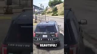 Accidentally Stealing a Cop Car in GTA 5 [upl. by Eibba]