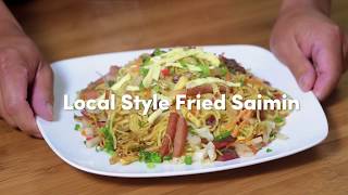 How to Make Local Style Fried Saimin [upl. by Murage]