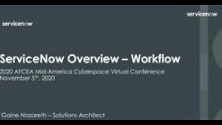 ServiceNow Overview Workflow [upl. by Ilenay]