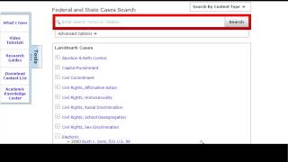 LexisNexis Academic Finding Landmark US Cases [upl. by Attenaej]