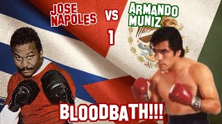 Jose Napoles v Armando Muniz 1 HD 1080p 60fps [upl. by Ateuqahs]