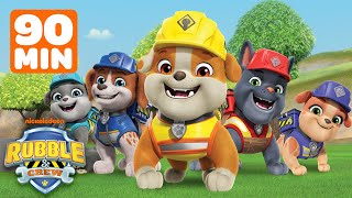 Rubble amp Crews Best Rescues from Season 1 w PAW Patrol  90 Minute Compilation  Rubble amp Crew [upl. by Odracer426]