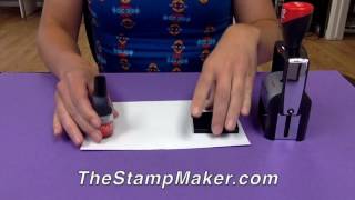 How to ReInk a 2000 Plus Date Stamp [upl. by Naoj793]