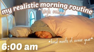 MY REALISTIC HIGH SCHOOL MORNING ROUTINE senior edition [upl. by Ortrud315]