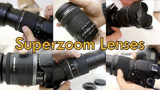 The Best AllInOne  Walkaround  Superzoom Lenses 6 Lenses Compared for Canon [upl. by Lucie572]