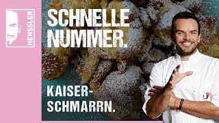 Schnelles KaiserschmarrnRezept a la Grill den Henssler von Steffen Henssler [upl. by Kohcztiy479]