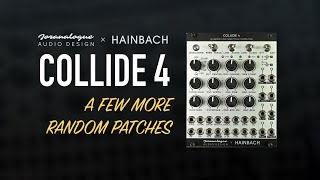 Joranalogue Audio Design x Hainbach  COLLIDE 4  a few random patches  JUST SOUND SERIES 54 [upl. by Duffy]