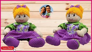 🔴Cómo Hacer una MUÑECA DE TRAPO Paso a Paso detallado la monita  Tutorial Arte en Tus Manos [upl. by Akemrej]