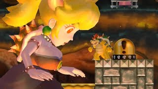 New Super Mario Bros Wii  Bowsette VS Bowser [upl. by Fein600]