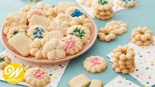 How to Make Classic Spritz Cookies  Wilton [upl. by Irdua698]