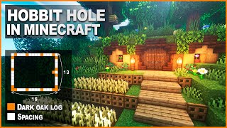 Minecraft How to build a Hobbit Hole  Tutorial 116 [upl. by Htenaj51]