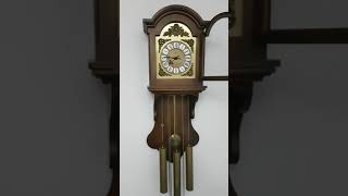 DUGENA Wanduhr Pendeluhr 3 Gewichte Westminster Viertelschlag [upl. by Ruscio471]