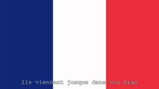 National Anthem of France Instrumental with lyrics [upl. by Ratib]