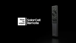 How to use SolarCell Remote with Neo QLED  Samsung [upl. by Gabrila279]